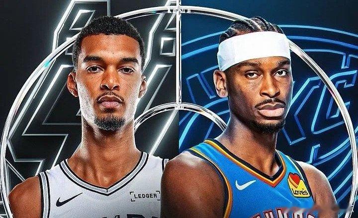 明日NBA季后赛西部决赛马刺vs雷霆G5。目前双方大比分2-2平。根据统计，雷霆