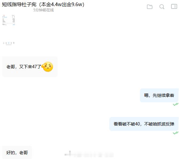 空单还在持有中！！准备继续往下看，注意关注一下4040支撑。 