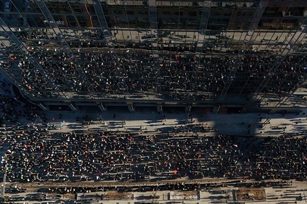 【#美丽风景线席卷全美# 】当地时间1月30日，从明尼苏达州到纽约州、再到加利福