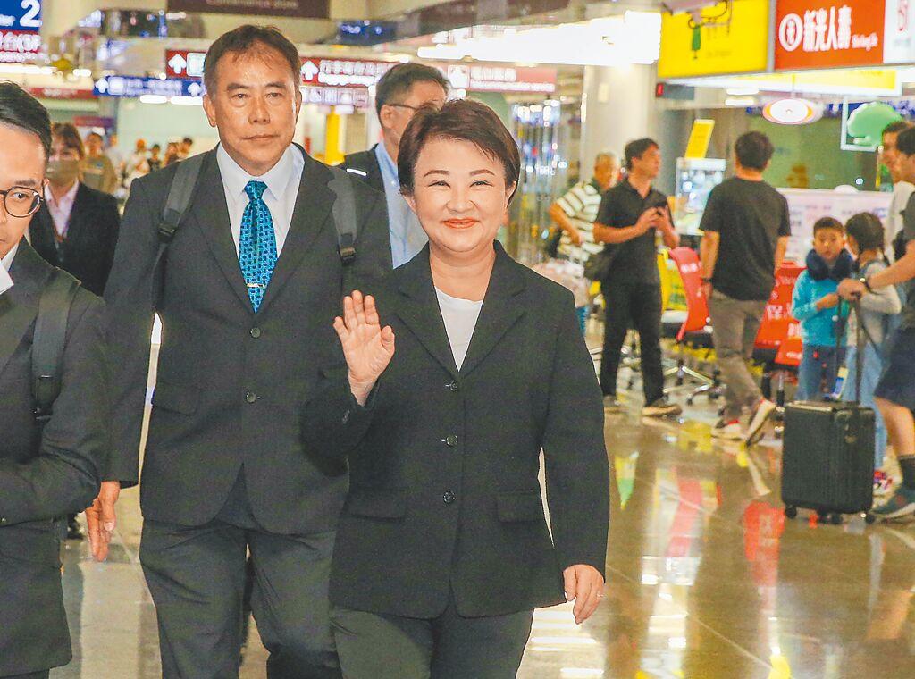 台中市长卢秀燕5日深夜率队出访澳洲7天，参访布里斯本、雪梨2大城市，11日凌晨返