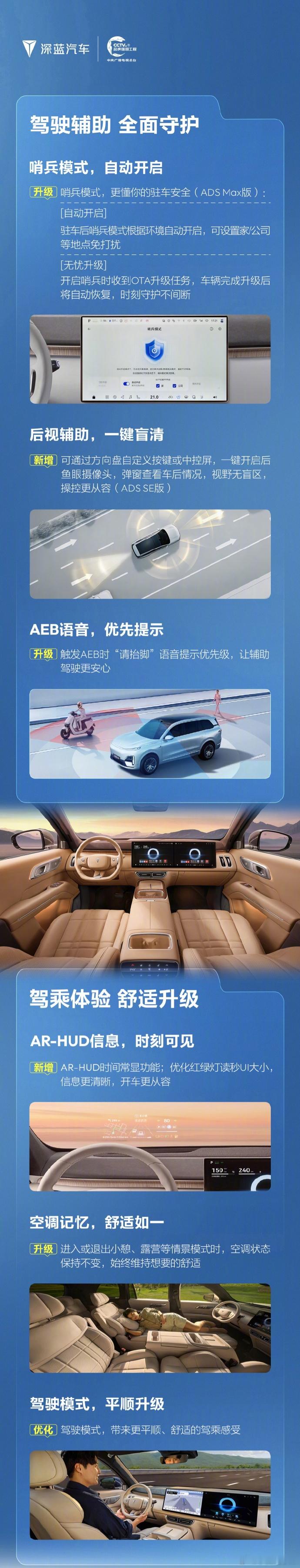 【深蓝 S09 汽车开启 V5.2.0 版本 OTA 升级：支持哨兵模式自动开启