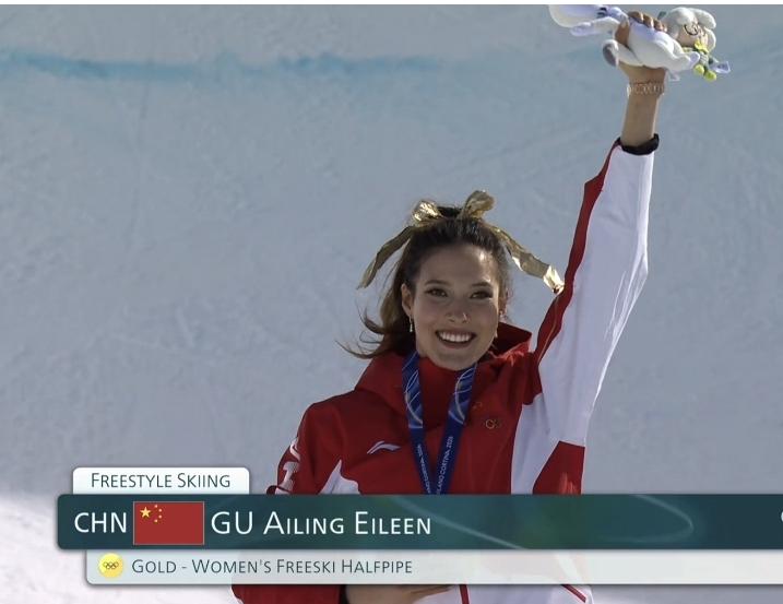 随着谷爱凌斩获U型池冠军，李方慧获得亚军。米兰冬奥会，中国队金牌榜最终确定：5块