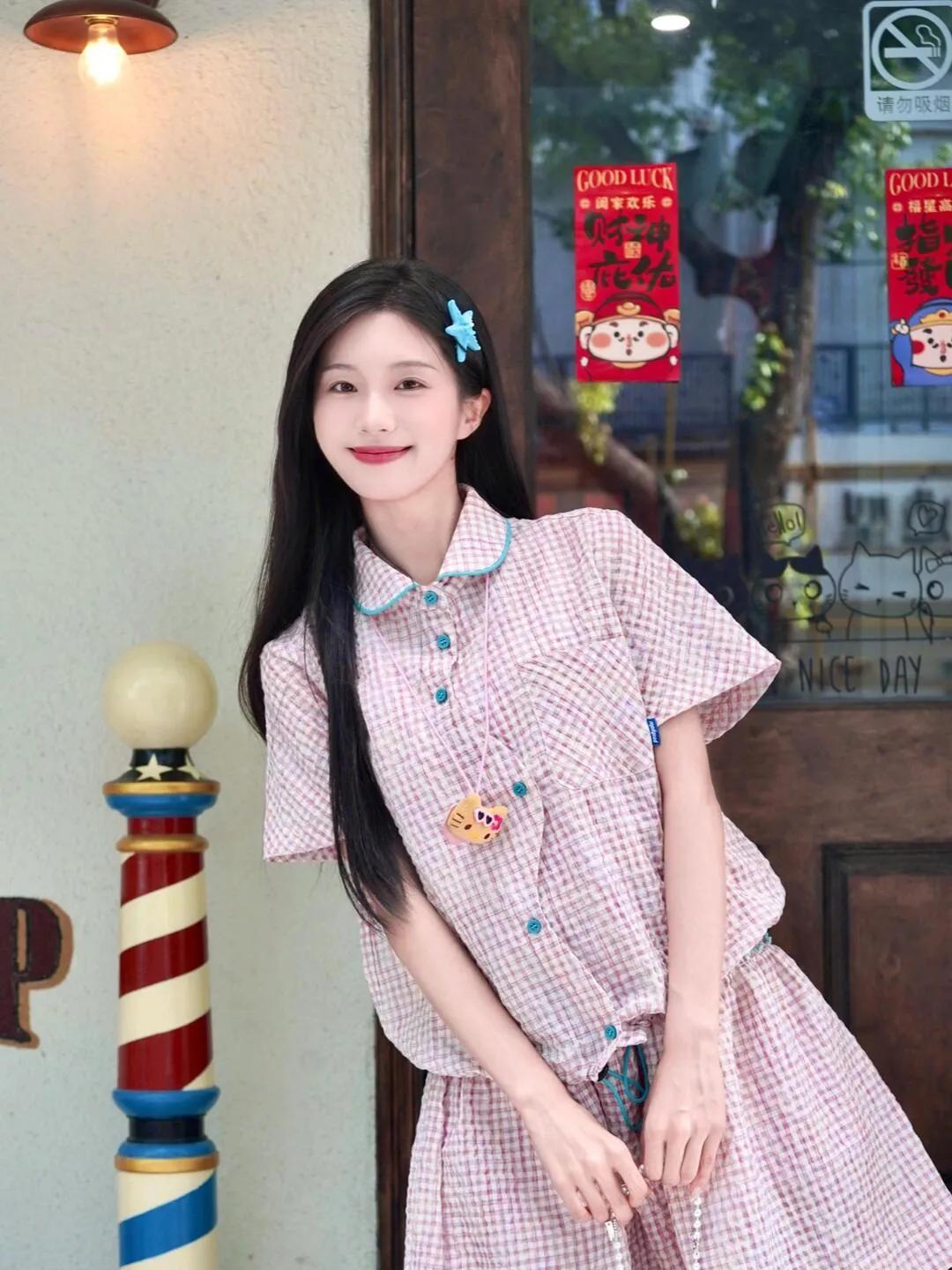 春日好时光花间笑语长井活力少女感穿搭 元气少女穿搭指南