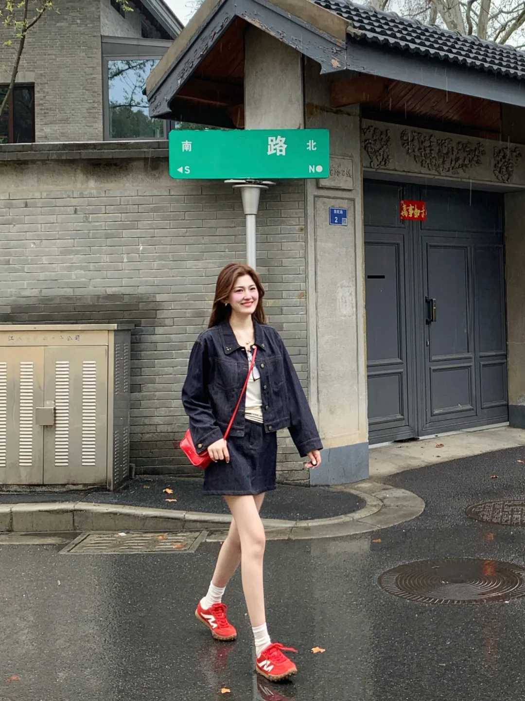 ✨简简单单的牛仔套装最好看了！