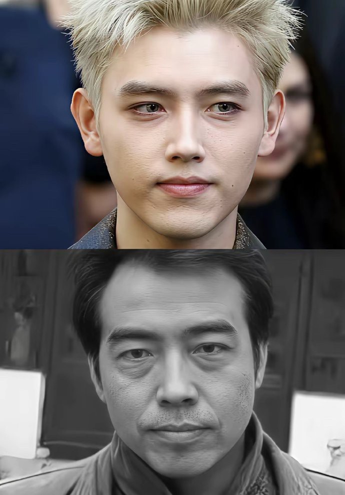 觉得陈飞宇和他爸爸长的太像了，但又总觉得比他爸帅一点 