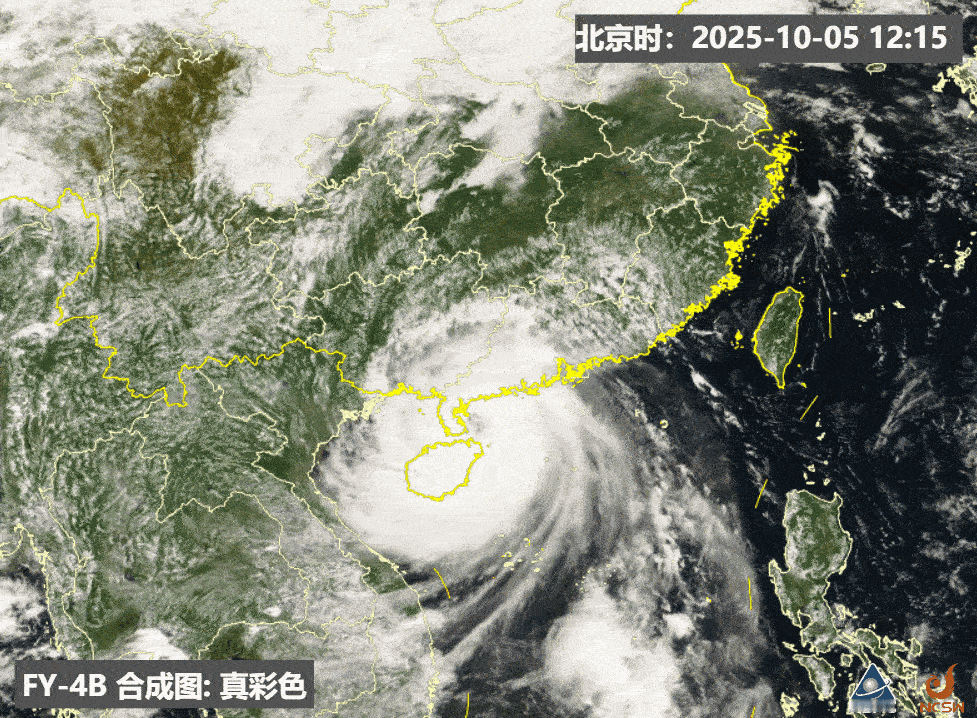 台风麦德姆将二次登陆广西 今天下午强台风麦德姆登陆雷州半岛后，强度有所减弱，18
