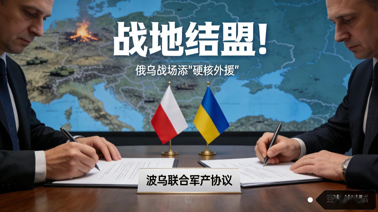 战地结盟！波乌签署联合军产协议，俄乌战场添“硬核外援”
 
波兰与乌克兰签署联合