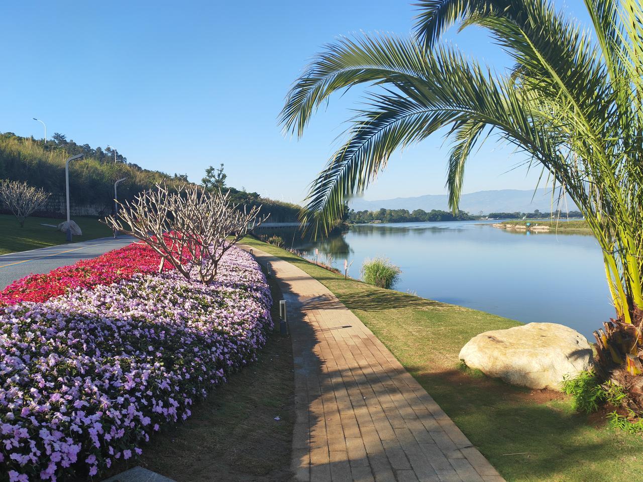 分享一张随手拍下来的最美的风景大盈江S弯风景