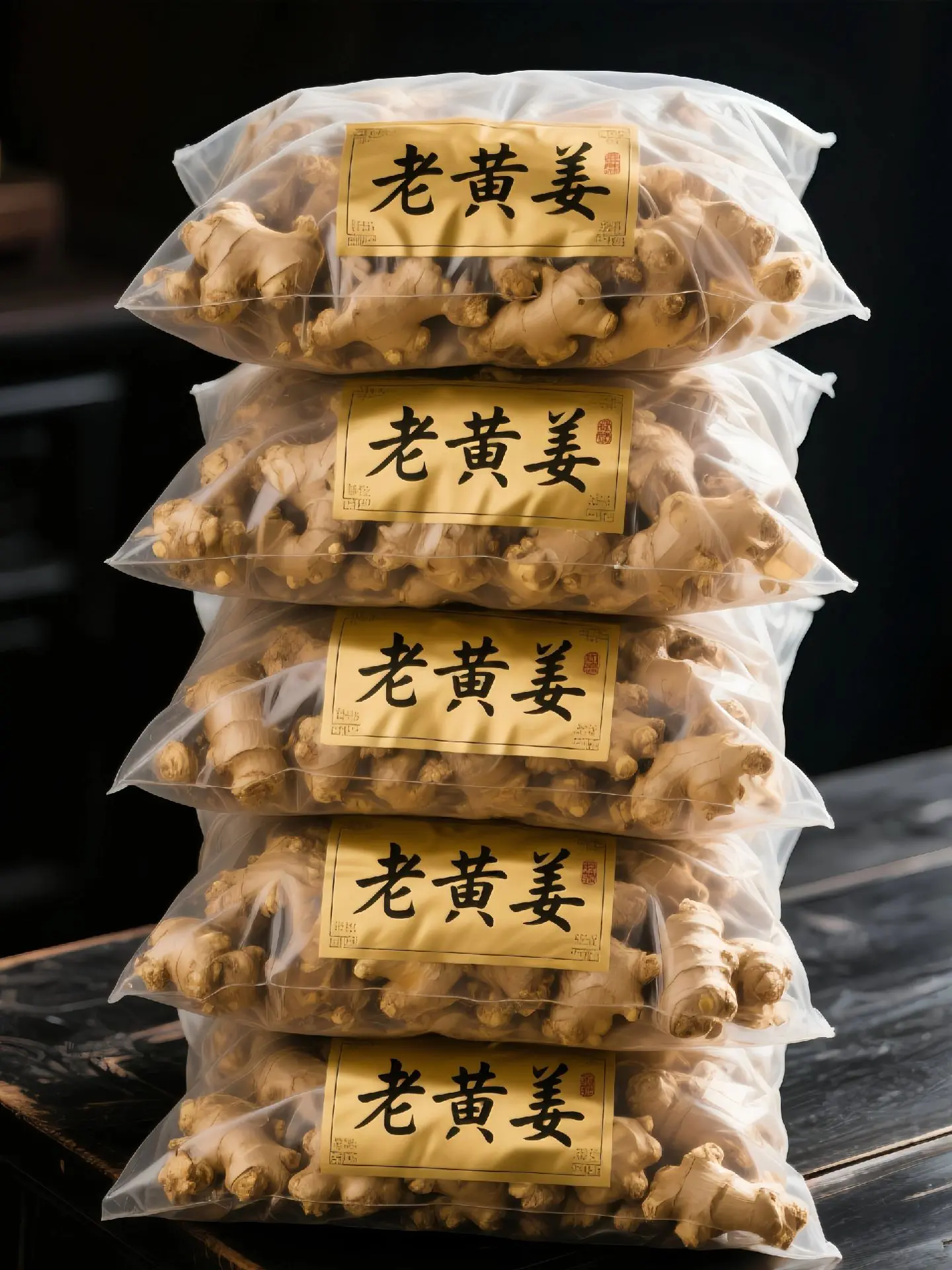 贵州老黄姜，姜香浓郁够地道！ 来自贵州深山的老黄姜，表皮粗糙却藏着金黄...