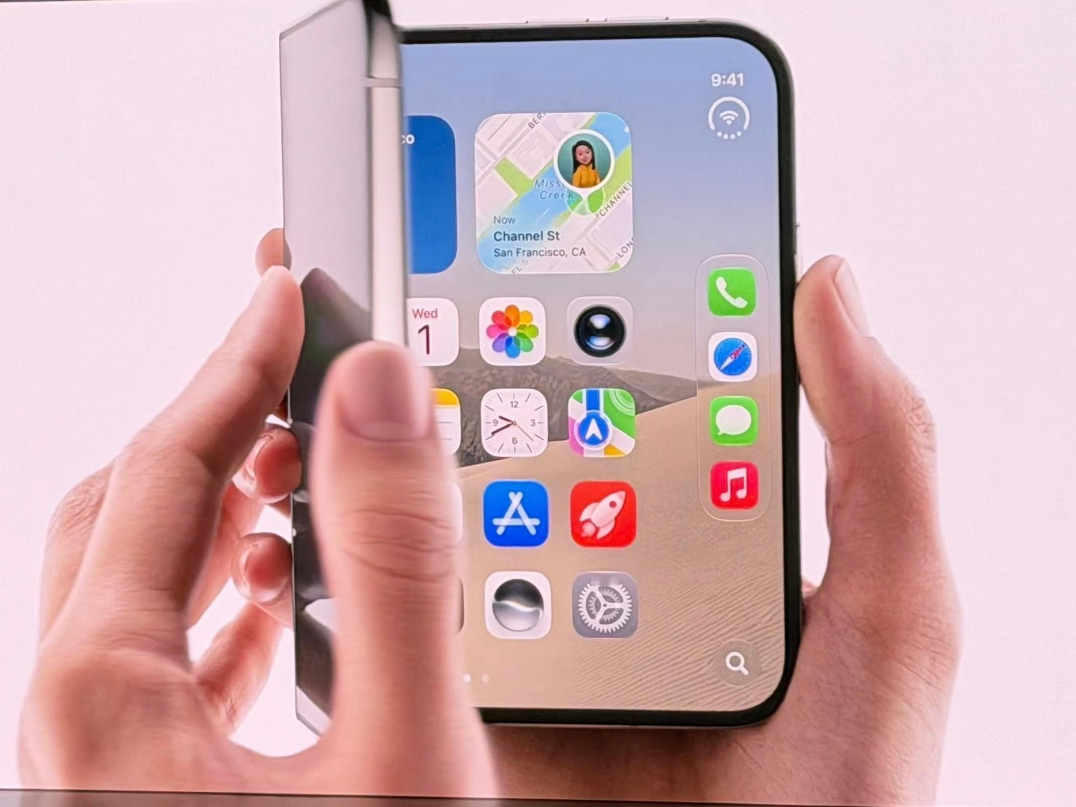iPhoneDuo价格   补看一下发布会，没被折叠屏本身惊艳到，倒是被-这个屏