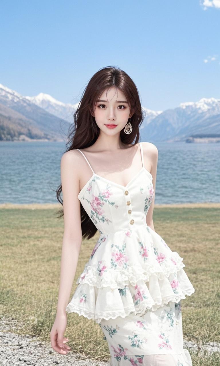 湖畔佳人 原来ai写真可以这么美 人生总得有一套ai写真吧 谁拍谁好看...