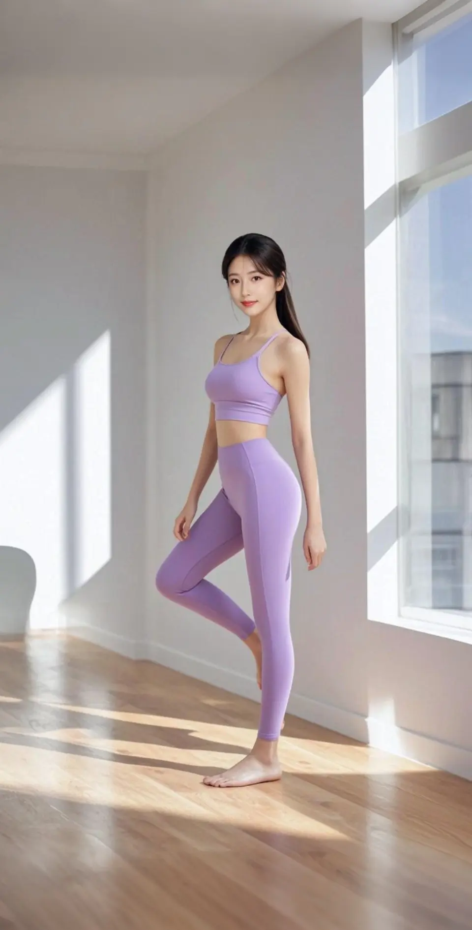AI扩图 AI紫韵瑜伽