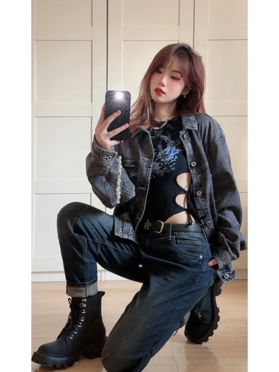 辣妹日记｜美式复古穿搭🤠早春拽酷牛仔系
