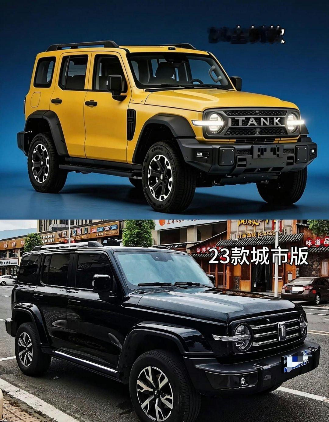 新能源汽车 最近看大家都去了青岛试驾！就是2026全新改款坦克300！别说，黄色