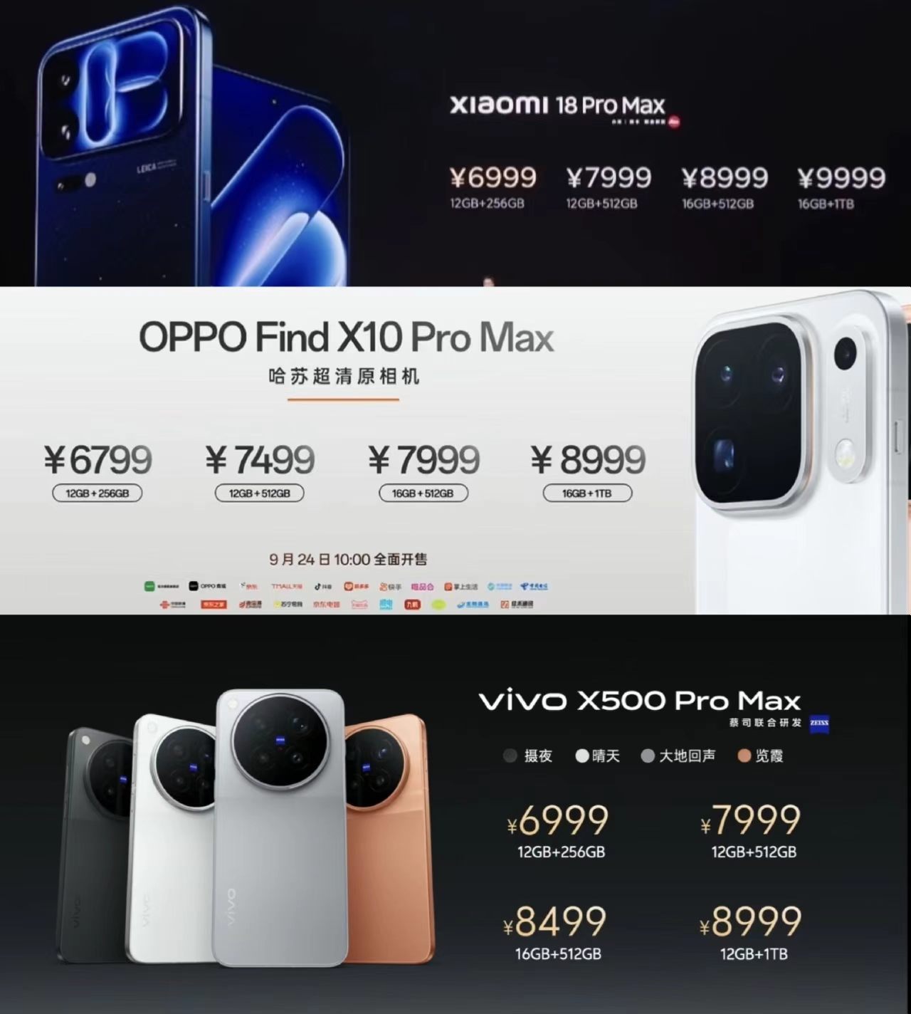小米OPPOvivo定价对比oppo这次的诚意绝对拉满了！点赞[吃瓜] ​​​