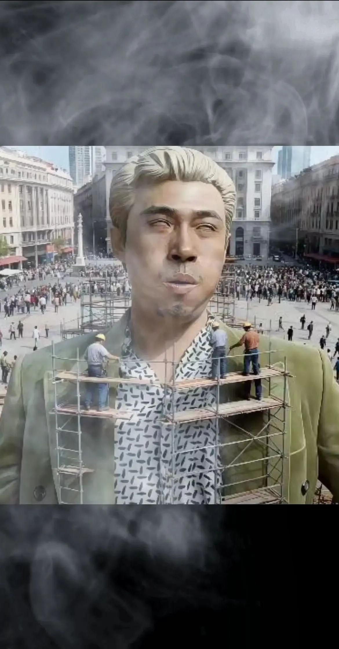 等我有了钱，我给老大靓坤在时代广场立雕像