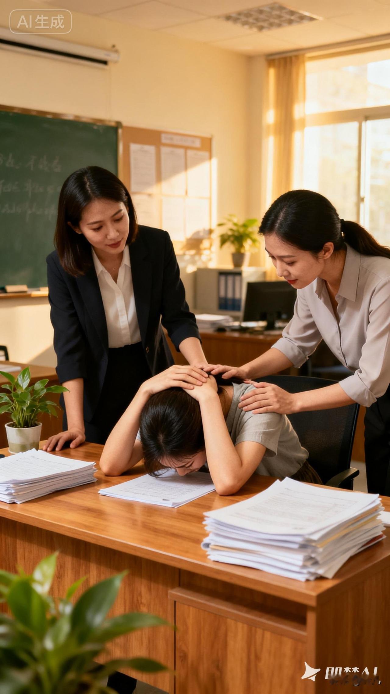 杨老师做了一件自认为最蠢的事，惹到家长。
  杨老师任初一(10)班语文老师兼班