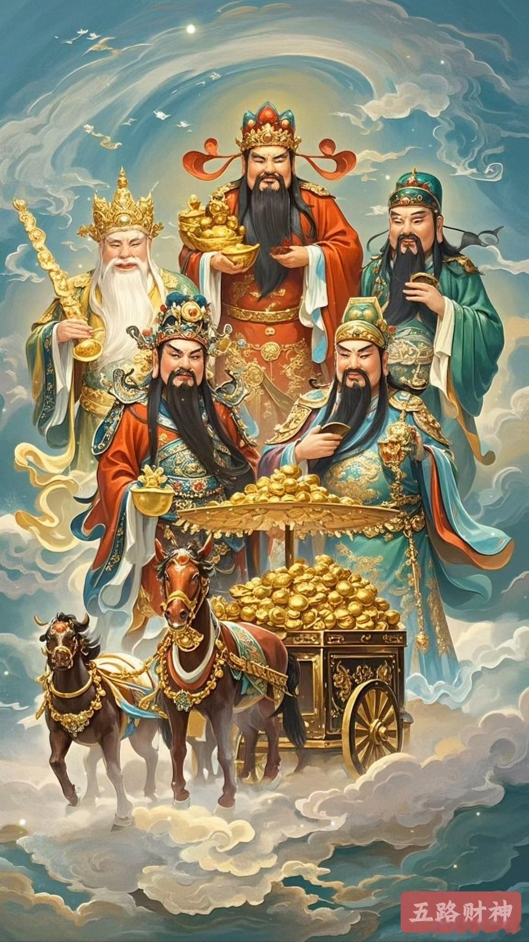 大年初五迎财神，祝你财源滚滚来！🎉🧧💰大年初五迎财神财源滚滚好运连连同城热