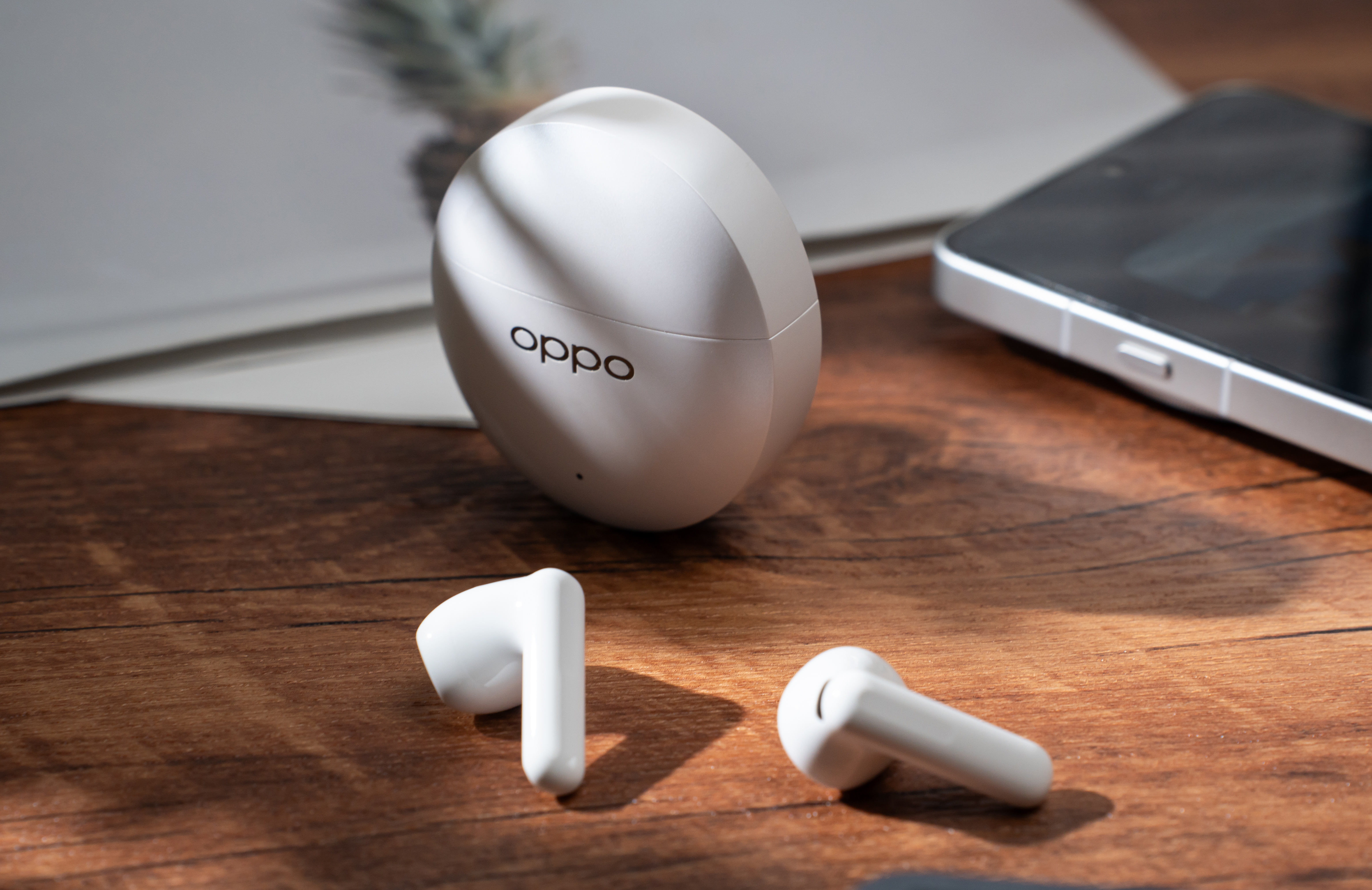 OPPO Enco Air5s「月光白」｜半入耳降噪颜值实力派这款月光白真的长在