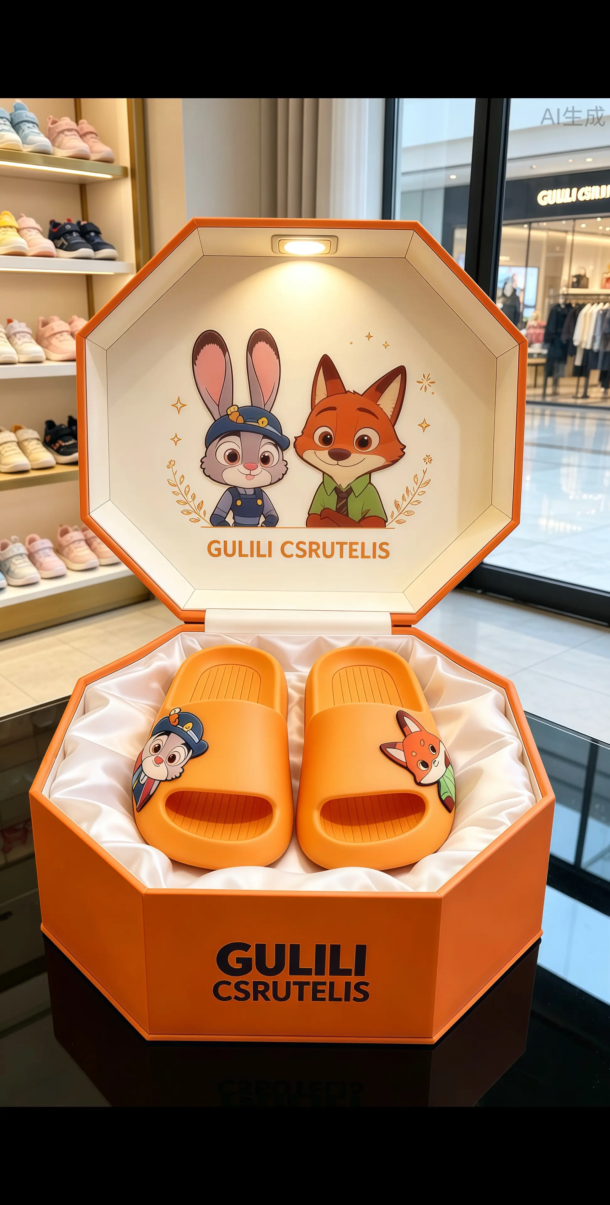 亲子拖鞋洗澡拖鞋 儿童拖鞋卡通拖鞋 朱迪尼克