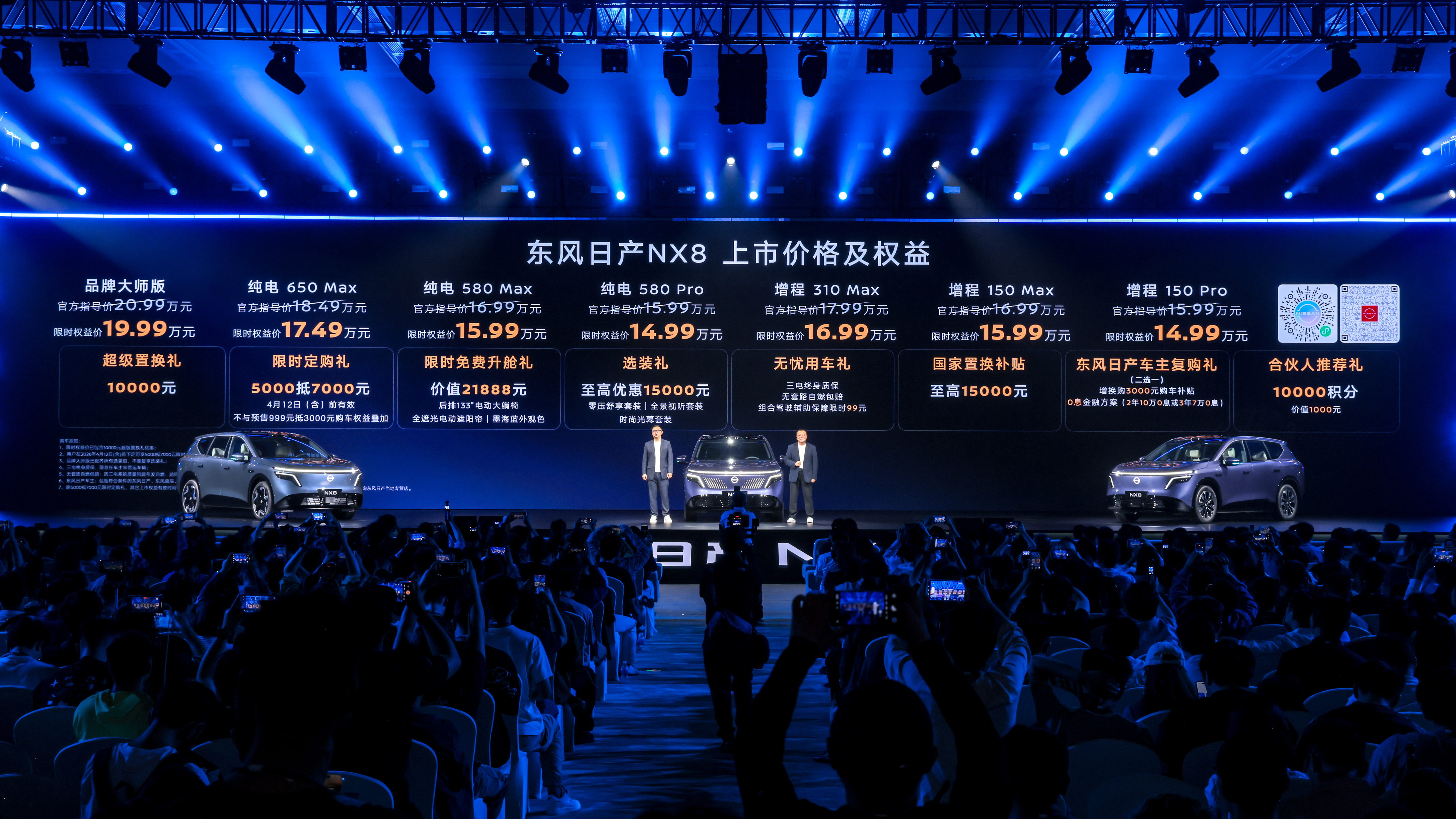 大大大五座NX8售14.99万起东风日产NX8 东风日产NX8正式上市，售价14