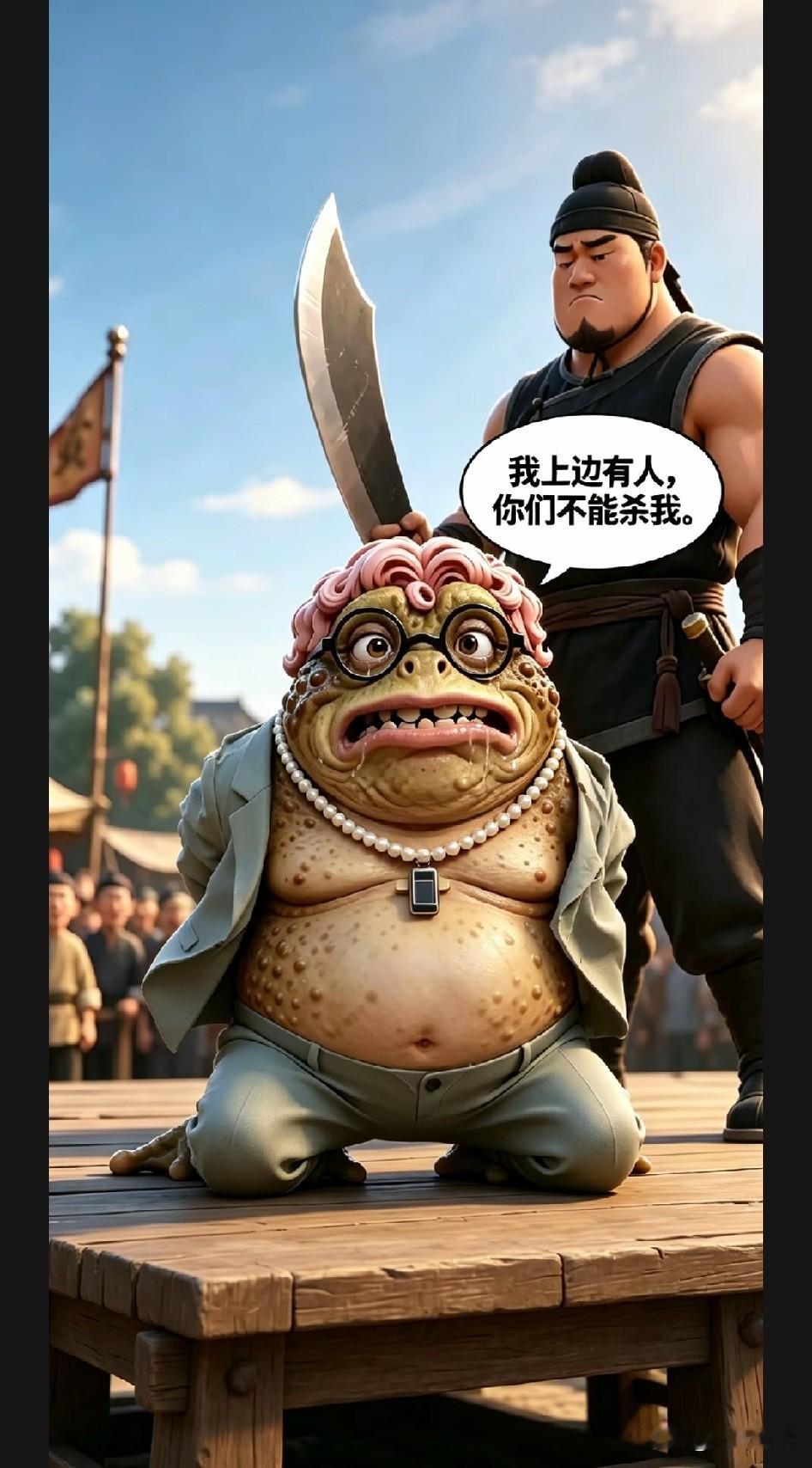 抽象！坏事做尽头上一把刀。