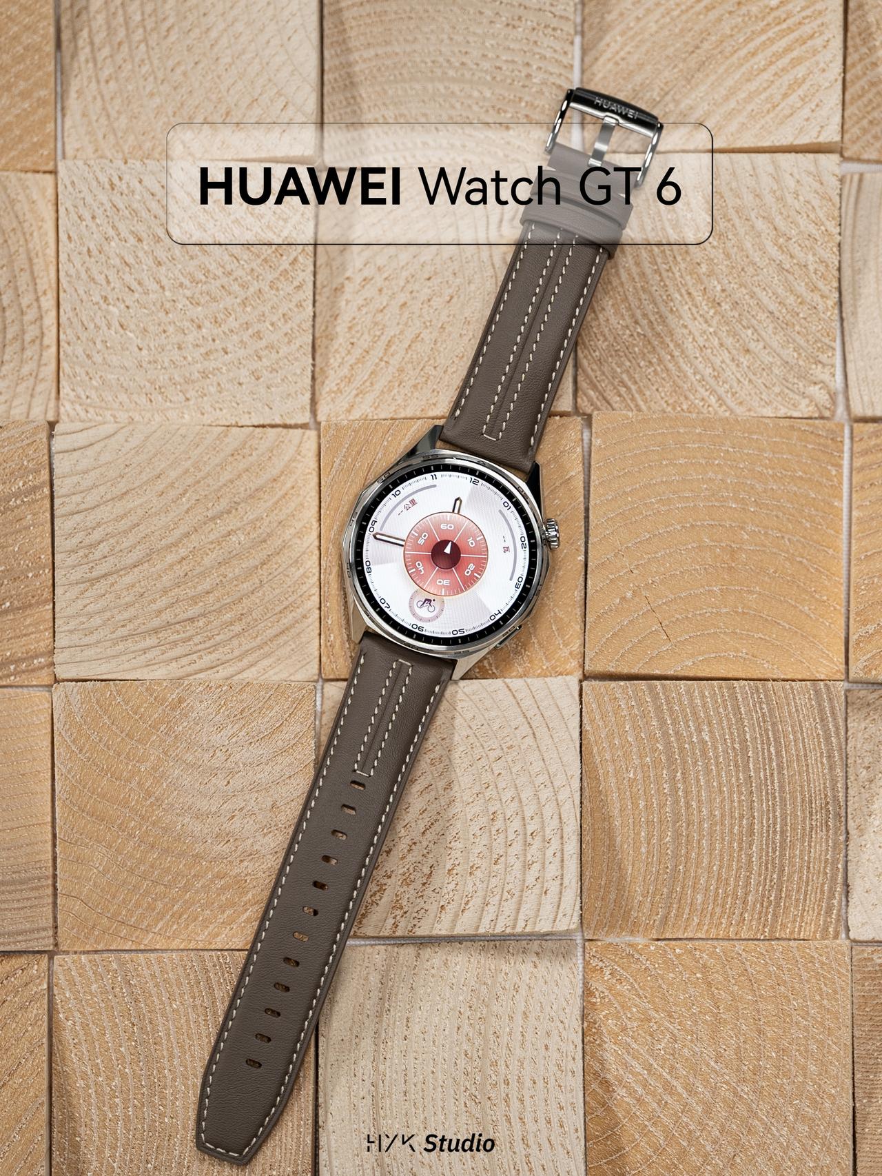 HYK图赏｜华为Watch GT 6

这款是冰川灰配色，表壳质感有点像被精心打