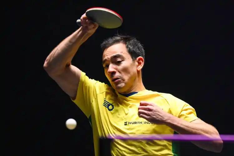 北京时间4月4日晚，国际乒联澳门单打世界杯展开最后一场男单1/4决赛的争夺。
男