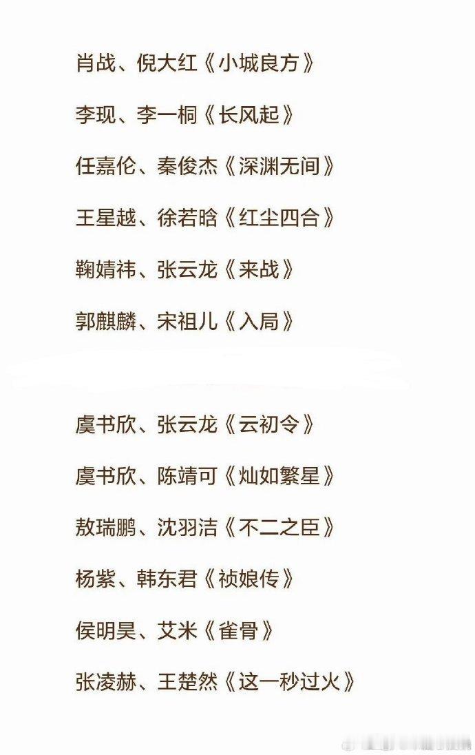 爱奇艺20号悦享会片单待播剧：肖战、倪大红《小城良方》李现、李一桐《长风起》任嘉