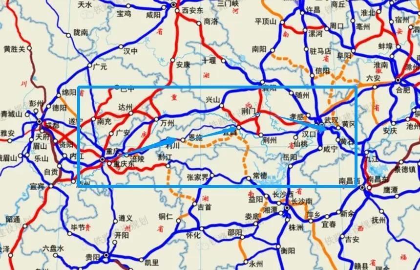 新高铁来了！武汉至重庆的旅行时间又将缩短，从5至7小时缩至3小时左右。

沿江高