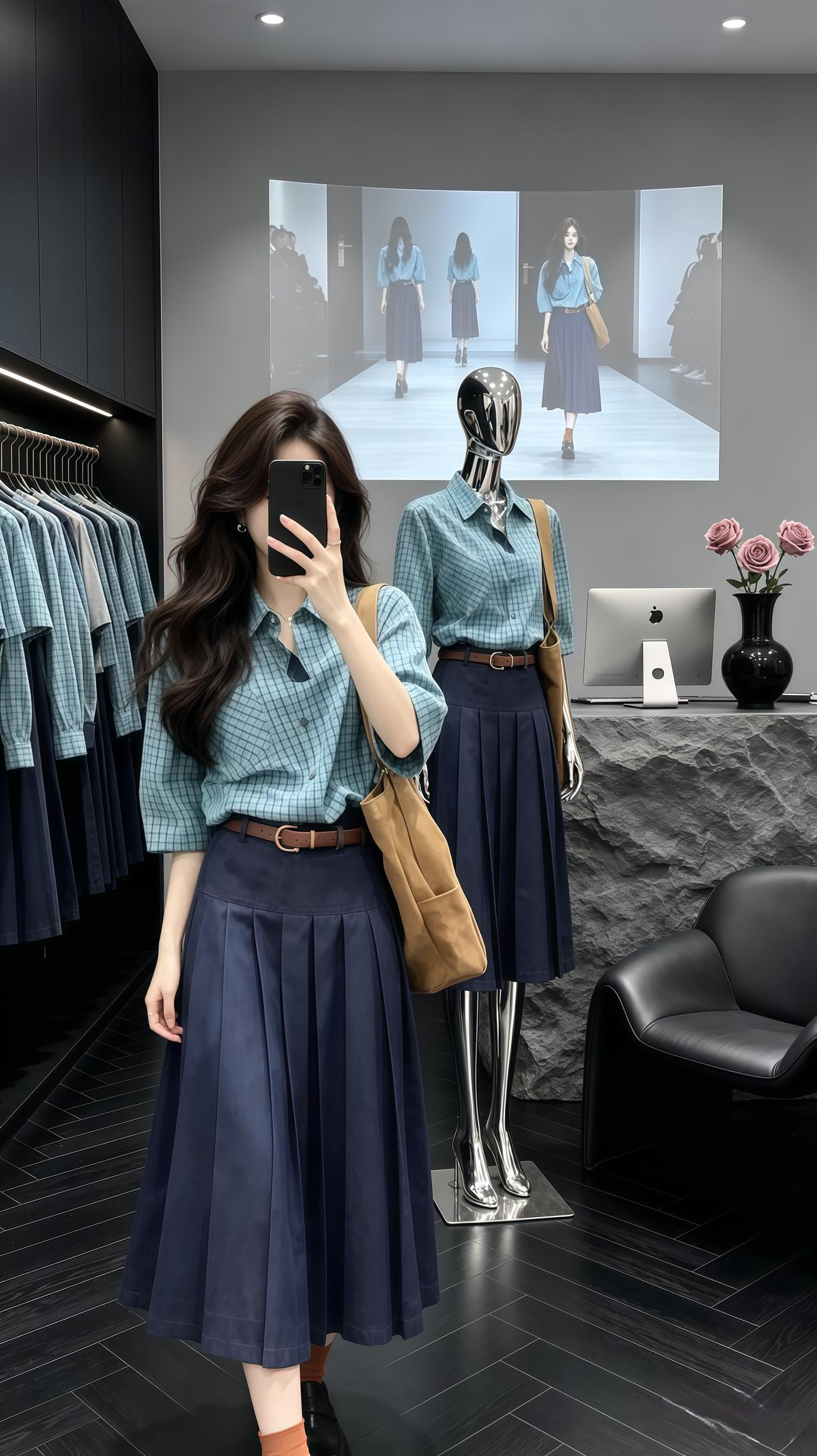 穿搭 高级感穿搭 每日分享 衬衫➕半裙穿搭分享 ootd穿搭