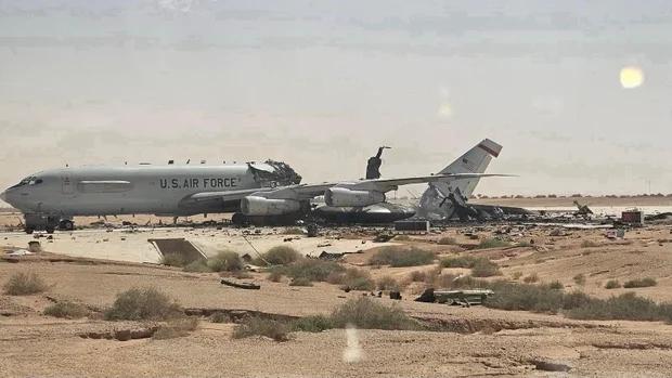美媒公布一张其空军基地战机被摧毁机密图片
9月16日，CBS新闻公布了一张严格限