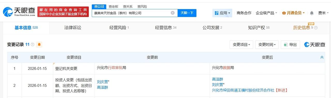 起底冻干草莓毒隐患涉事公司
冻干草莓毒隐患涉事公司去年减资 冻干草莓毒隐患公司今