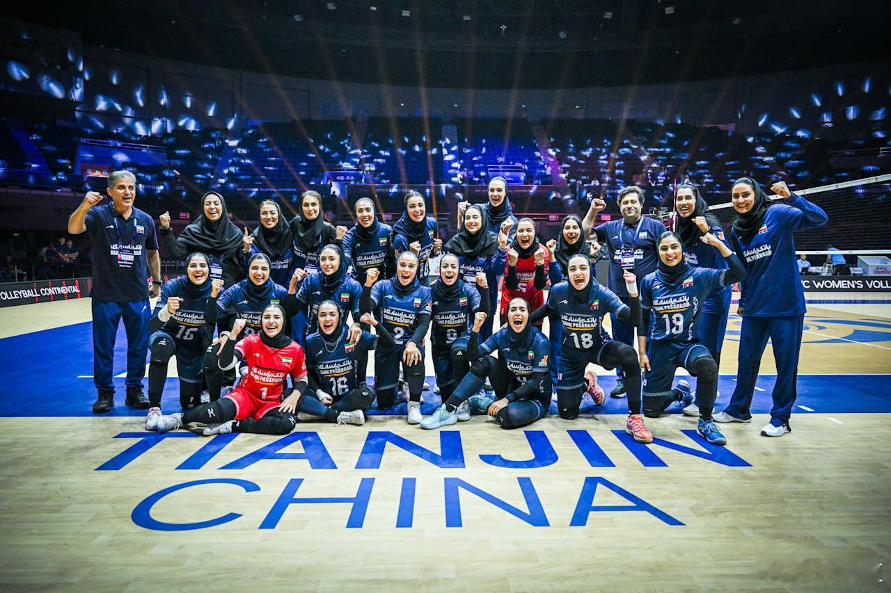 国际排坛动态2026女排亚锦赛伊朗女排3-1中国台北女排 伊朗队-中国台北队进攻