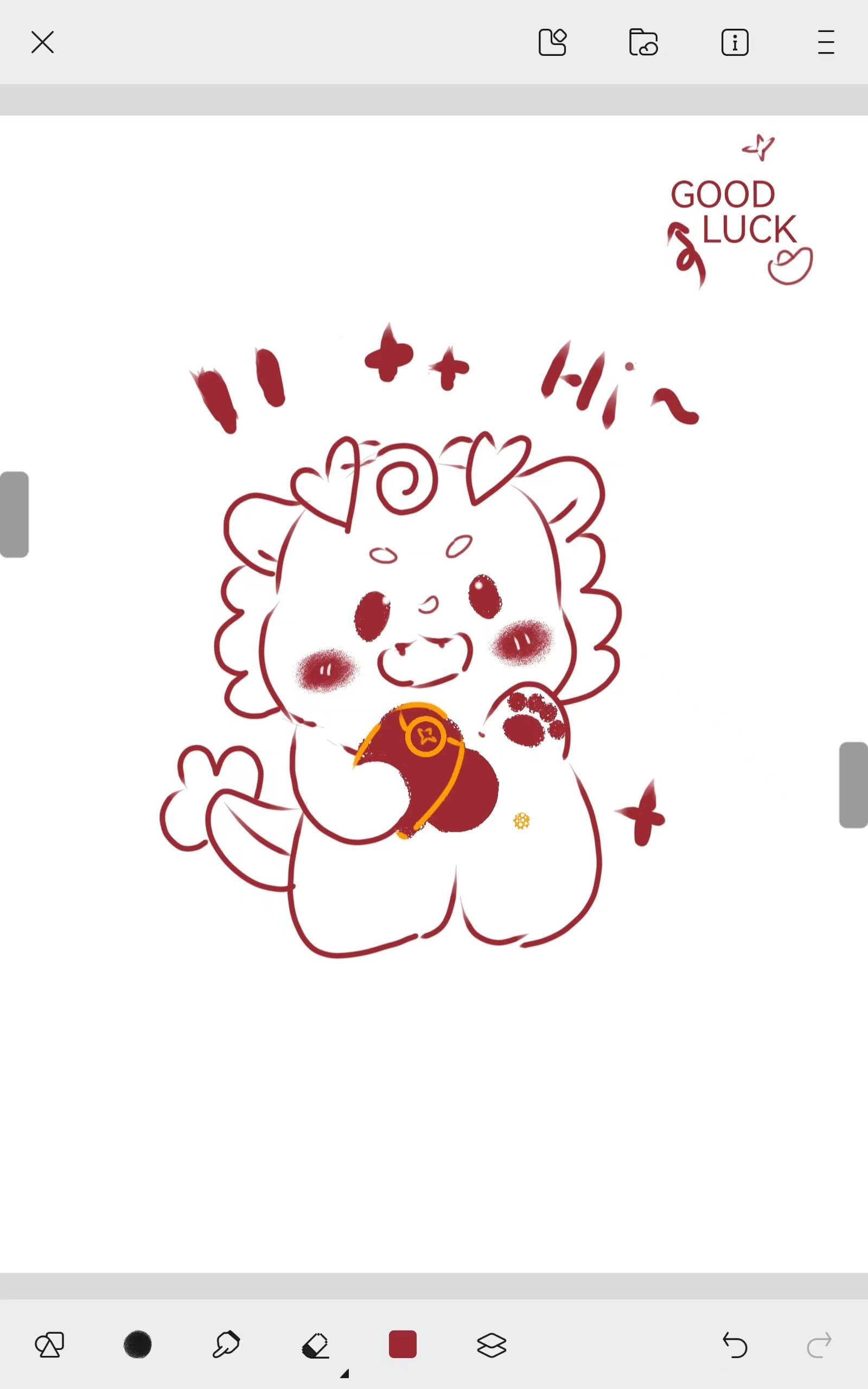 #原来2024能画一条龙# 今年是龙年，大家一定都有期待，给大家看看我用华为Ma