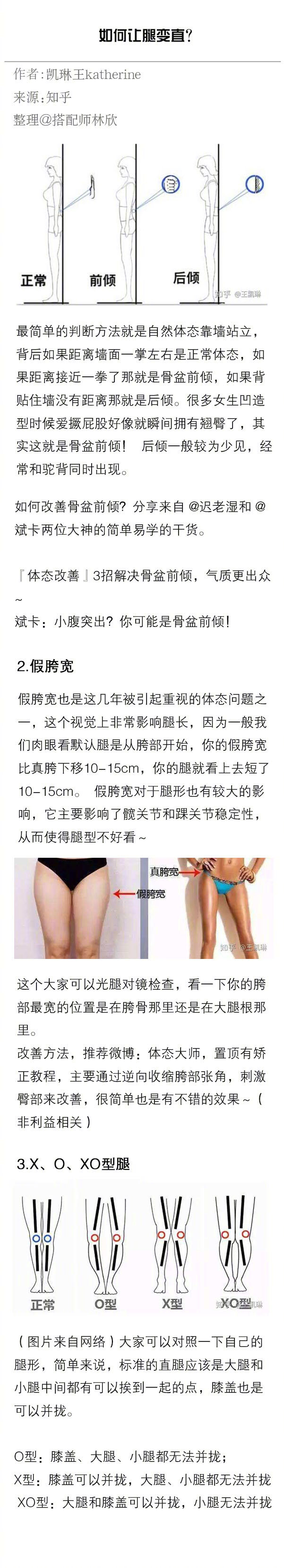 如何慢慢让自己的腿变直，实用方法~ 塑身健身
