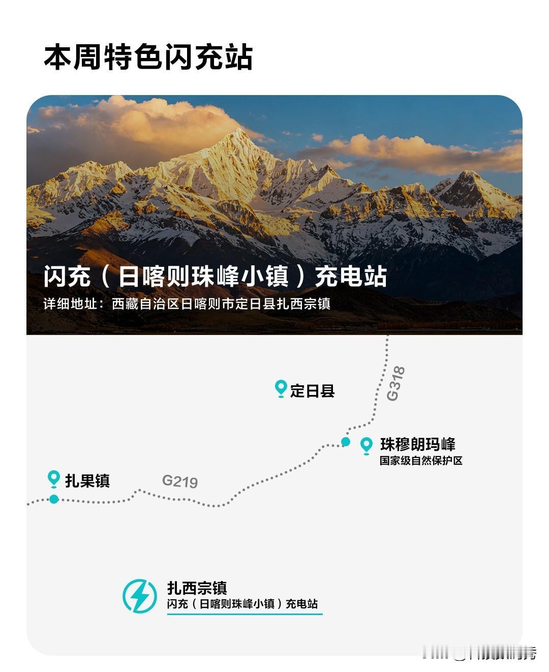 好家伙，你瞅瞅这比亚迪闪充站都建到哪去了？！！！ 全球海拔最高的西藏日喀则珠峰小