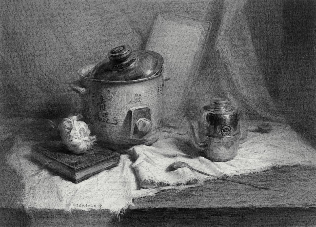 素描静物美术联考美术老师