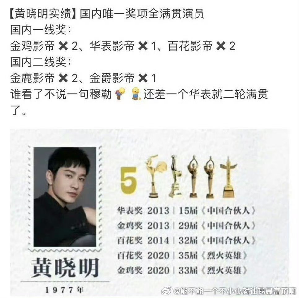 国内奖一直都这么氵的，白玉兰真算好的了，电影金鸡百花一直更氵，都失忆了？中国合伙