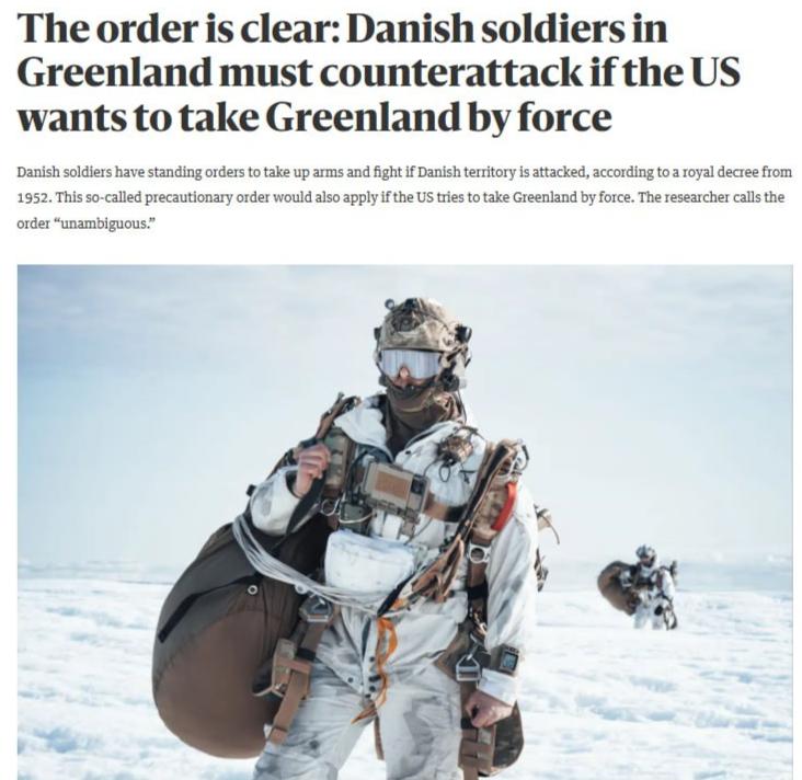 【先开枪后问话，丹麦硬刚特朗普】

在特朗普扬言将动用包括军事手段在内的各种手段