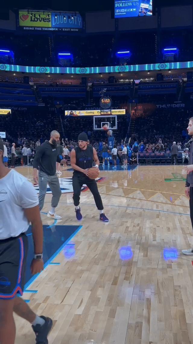 三种热身方式 🔥菲尼克斯太阳 ｜太阳vs雷霆