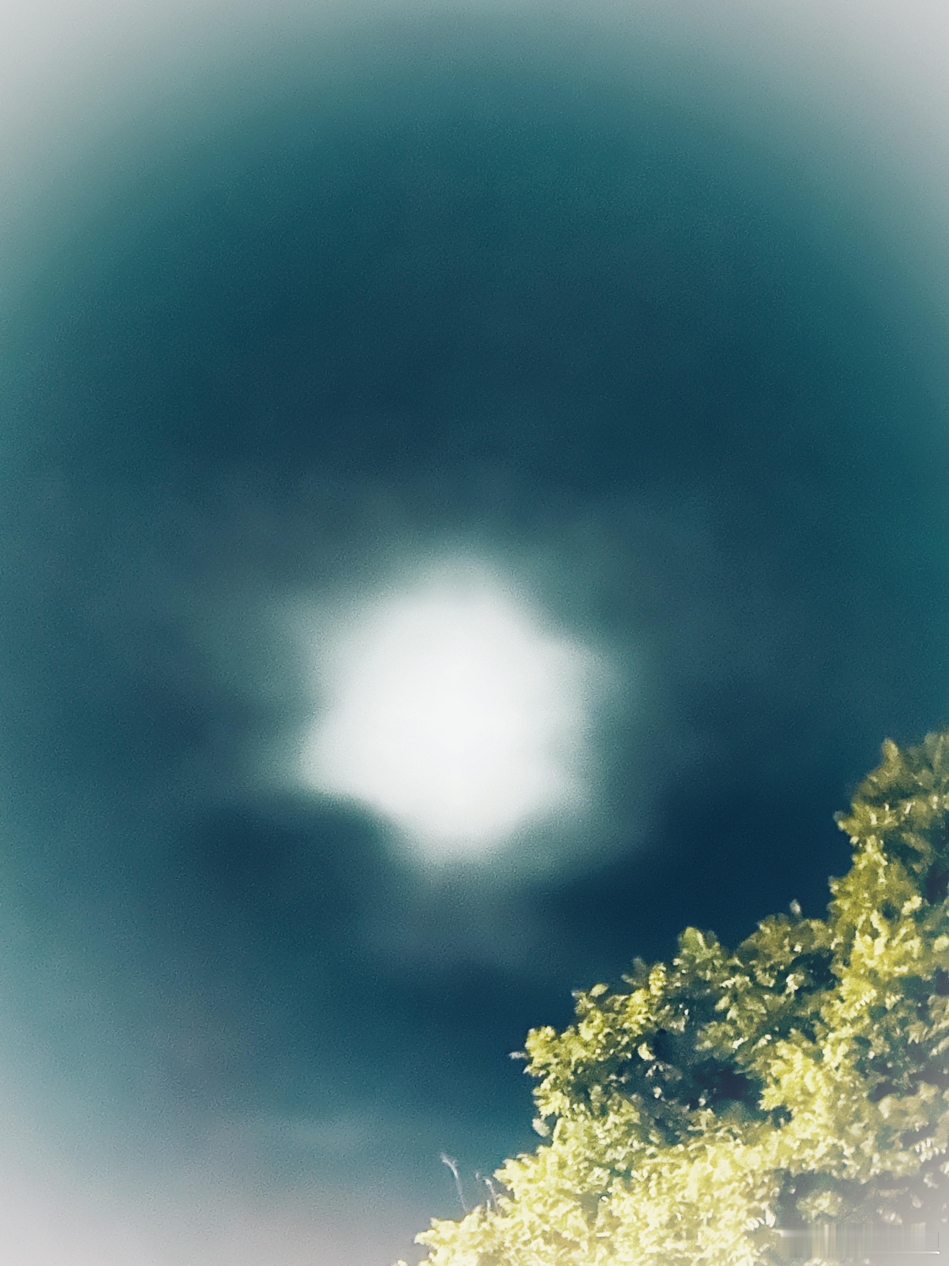 偶遇微蓝月，2053年再相遇🌓5月最后一天蓝月亮