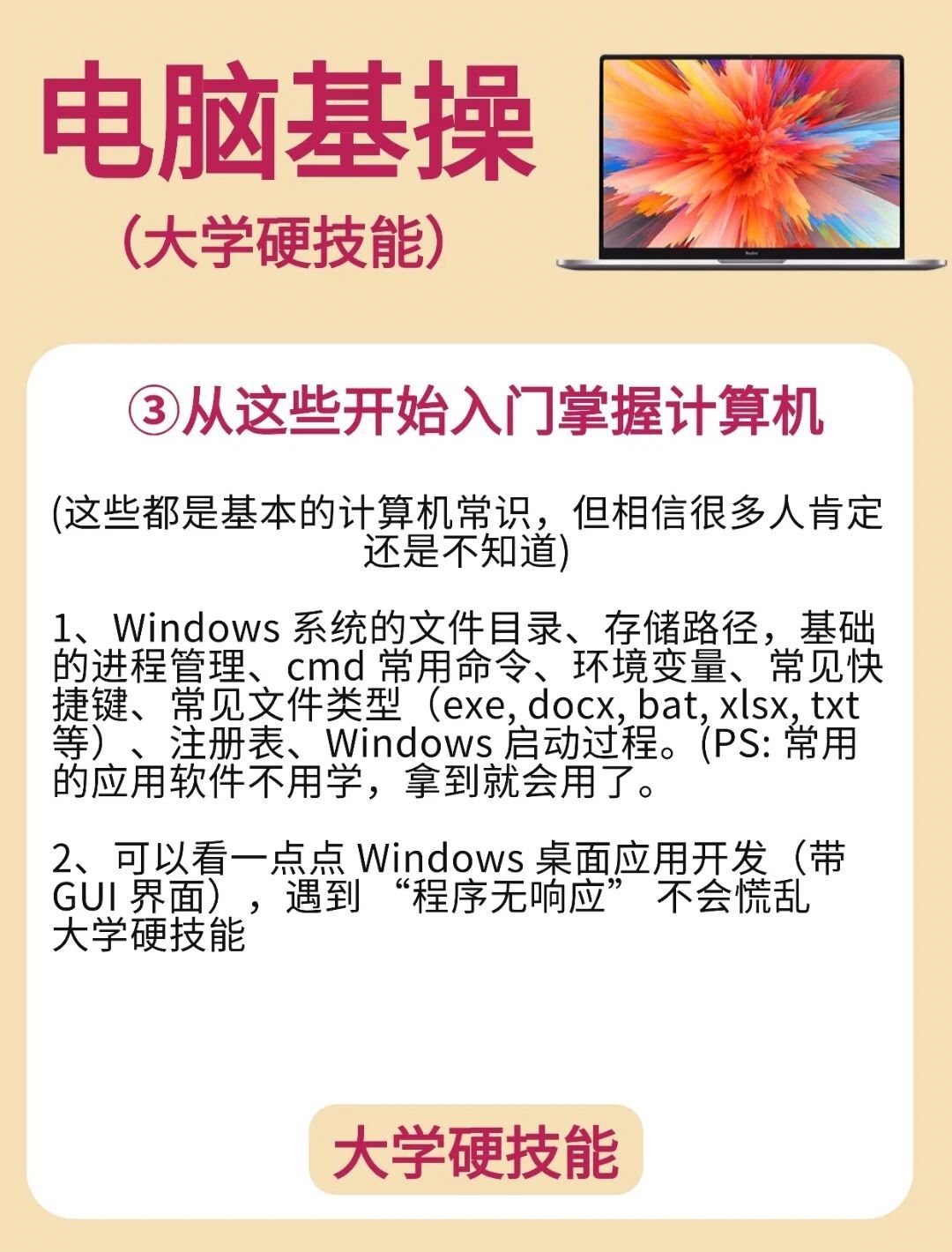 电脑小白必看！全面扫盲版 ​​​