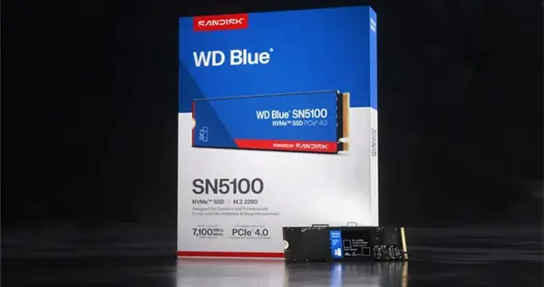 闪迪推出WD蓝盘SN5100 SSD：宣称性能提升30%、价格高了超20%