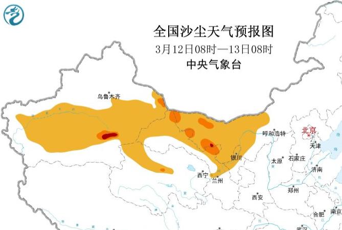 沙尘暴天气又要来了，现在还属于早春时节，雨水比较偏少，特别是北方地区，有的地区甚