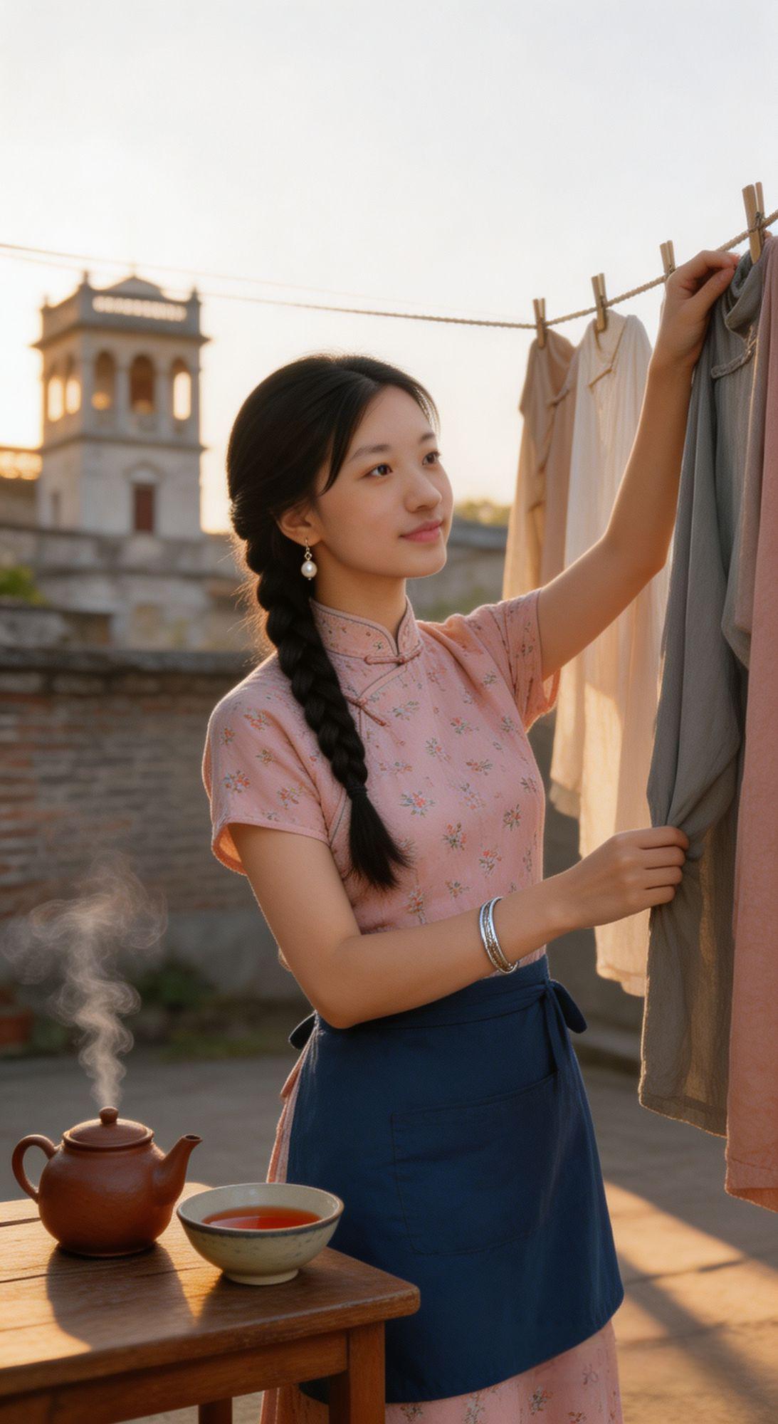 文案里说，
茶烟替我留着那半句话，
你的那半句话是什么？
评论区接下去，一人一句