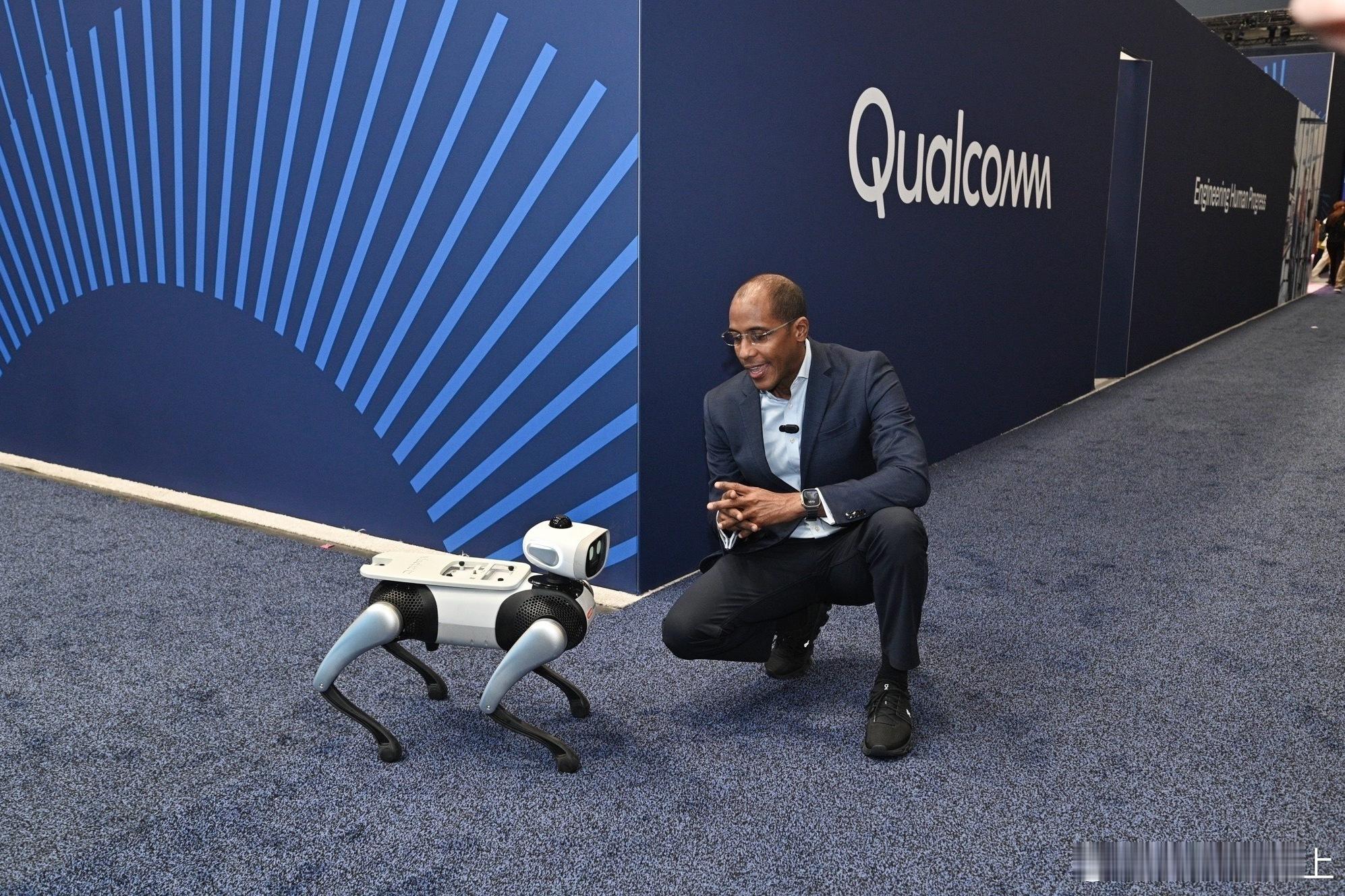 美国拉斯维加斯CES大展前方VBOT维他动力的狗子看来巨吸睛哈哈哈哈围的里外三圈