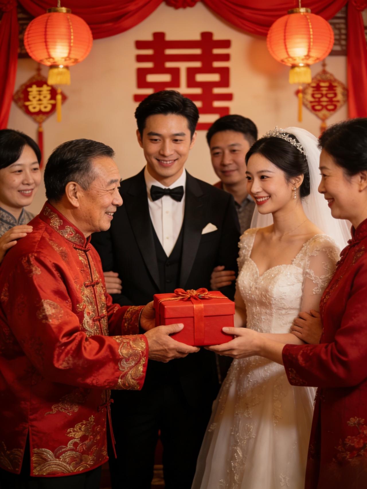 婚礼退还9.9万彩礼：最好的嫁妆是父母的体谅

近日，贵州铜仁一场婚礼上的暖心一