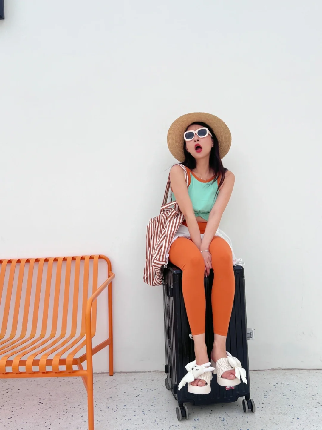 夏日多巴胺｜运动女孩儿出游穿搭