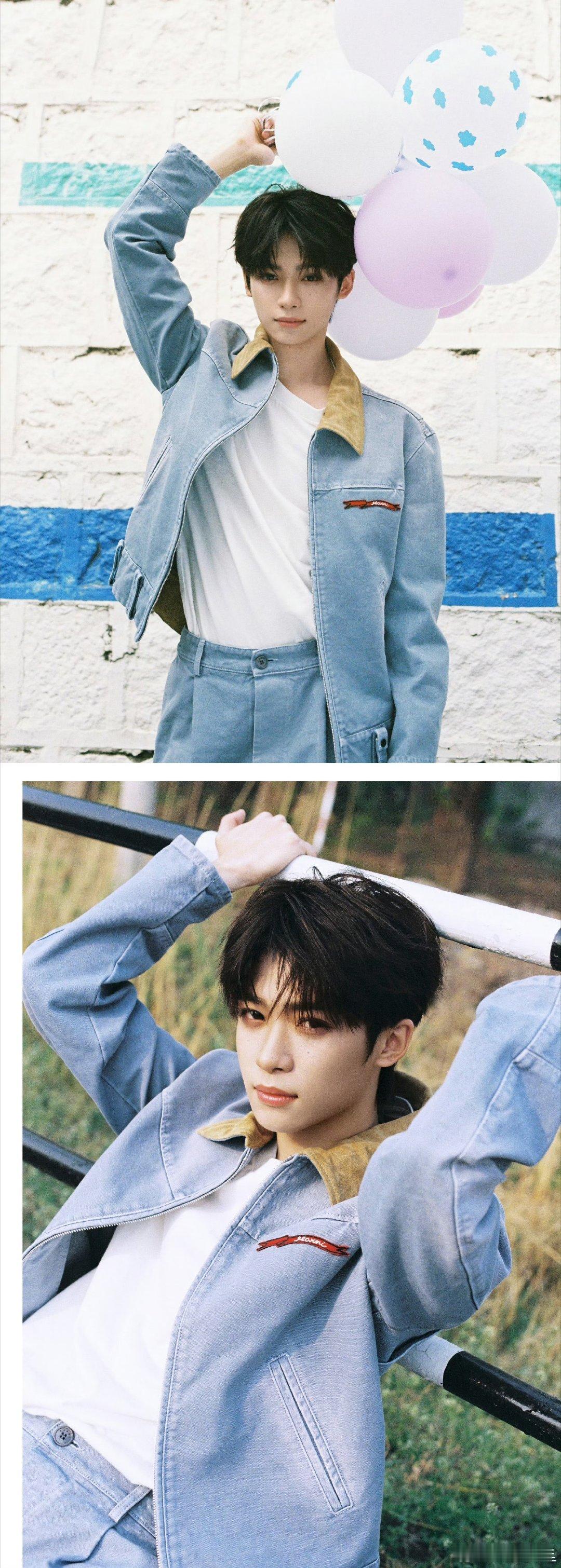 梓渝春日写真九宫格梓渝春日写真大片被梓渝的春日写真狠狠惊艳，阳光少年气质干净又温